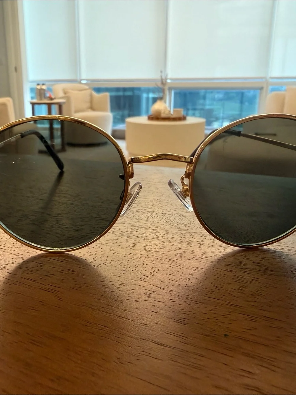 Gold Frame Black Lens Women’s Sunglasses - Classic Aviator & Round Styles